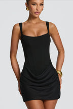 mouwloze bodycon corsetjurk
